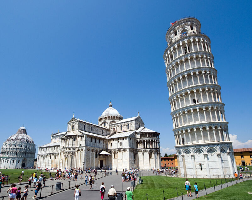 A Torre Inclinada de Pisa: Entrada reservada