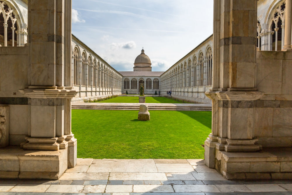 Battistero, cimitero e cattedrale: Ingresso riservato