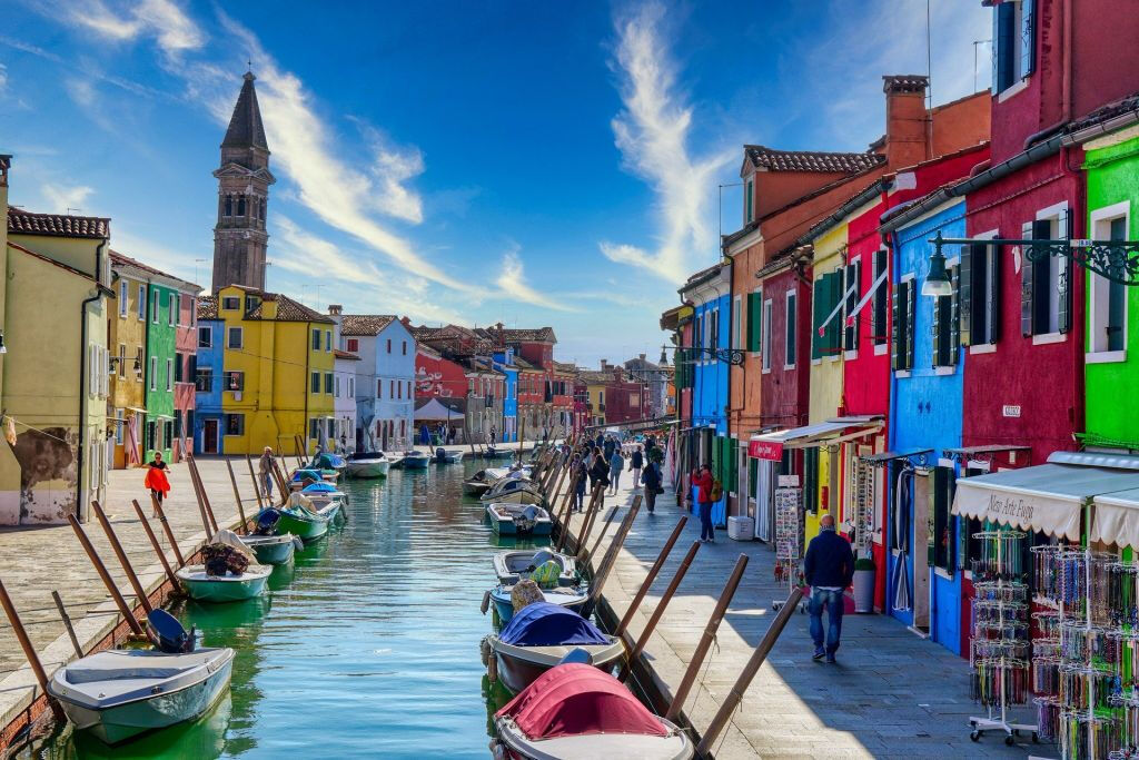 Veneza: Ilhas Murano, Burano & Torcello com Demonstração Glassblowing