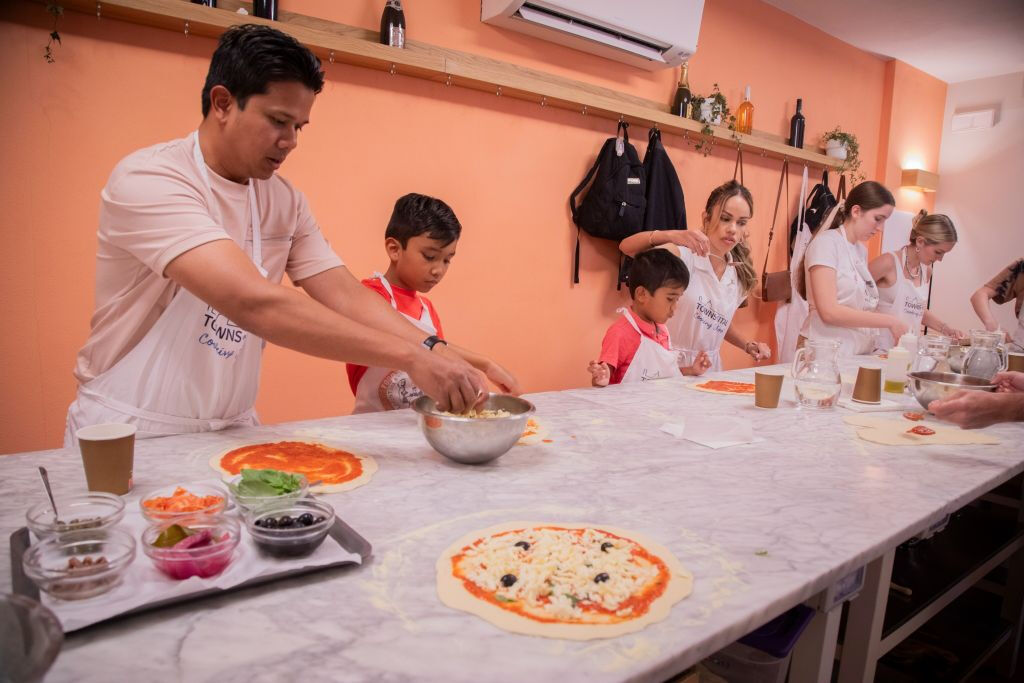 Clase de cocina italiana: Elaboración de Pizza y Gelato