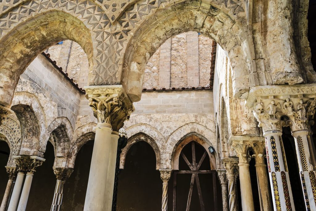 Chiostro di Santa Maria Nuova e Duomo di Monreale: Entrada + cartão postal PemCards