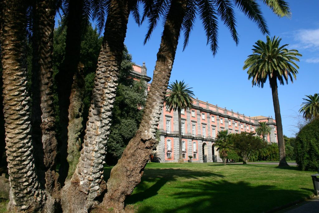 Entrance to the Museum of Capodimonte with Pemcards Postcard