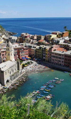 Cinque Terre: Gita di un giorno da Firenze + Tour in barca + Escursione facoltativa