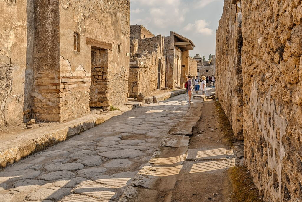 Pompei: Ingresso + Trasporto di andata e ritorno da Roma