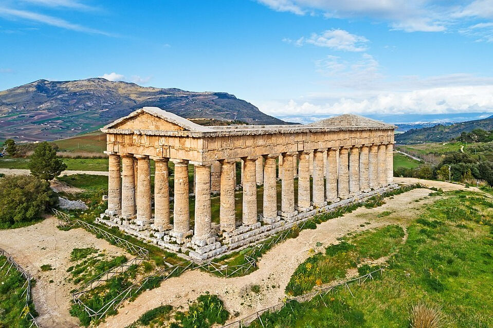 Entrada para o Parque Arqueológico de Segesta + serviço de transporte de ida e volta