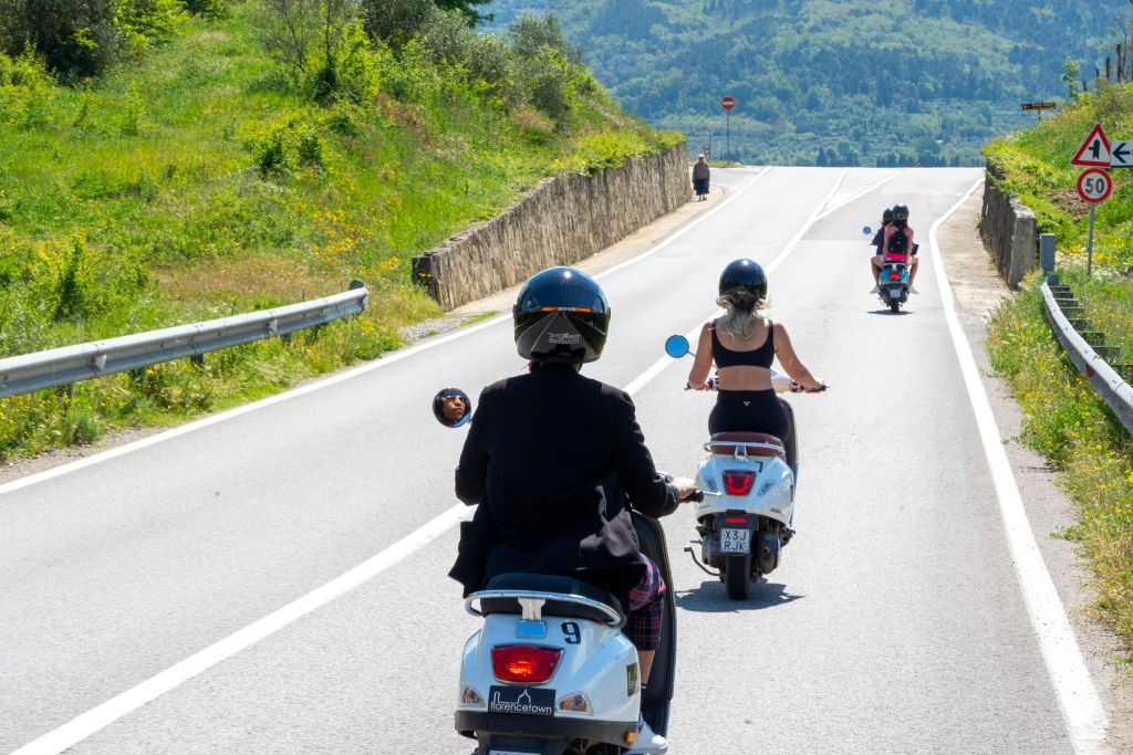 Toscana: passeio de Vespa para pequenos grupos + almoço