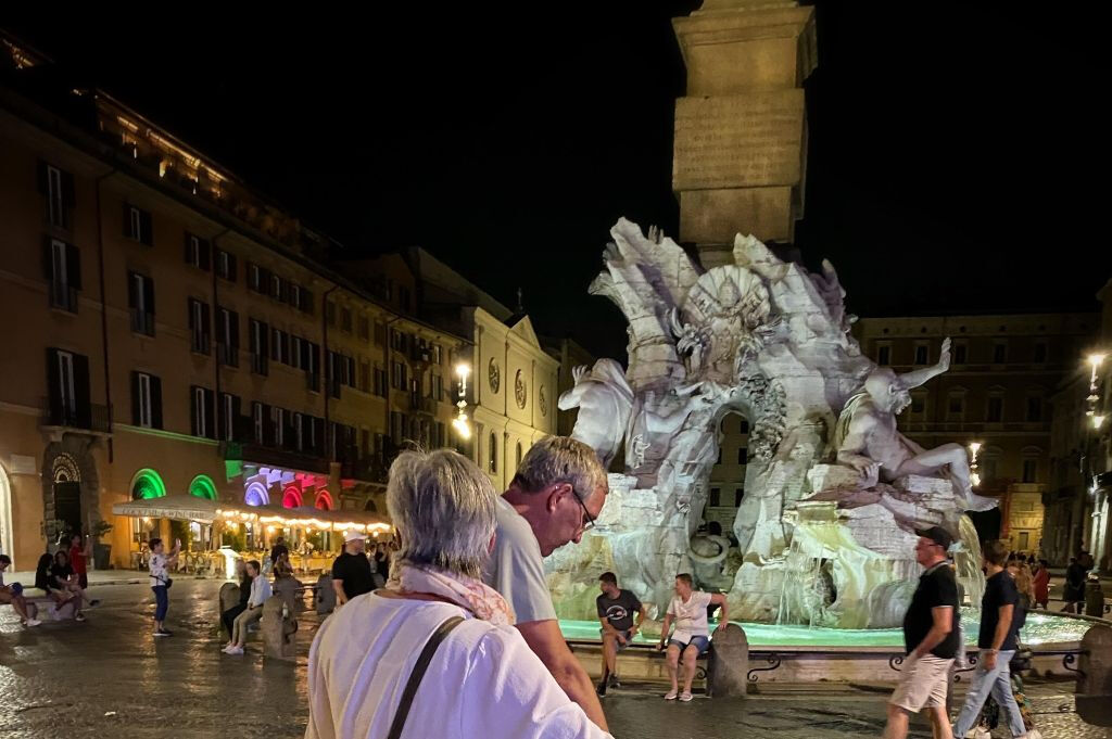 Roma à noite: E-bike Tour com Salame, Queijo e Degustação de Vinhos