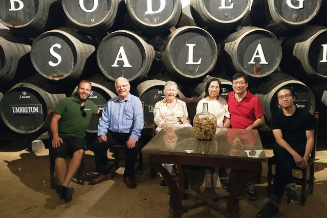 Visitar uma adega de xerez