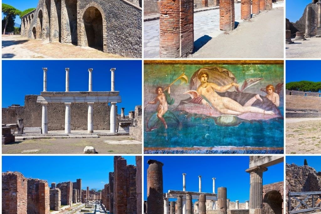 Nápoles, Pompéia, Vesúvio e Caserta: Cartão de museu