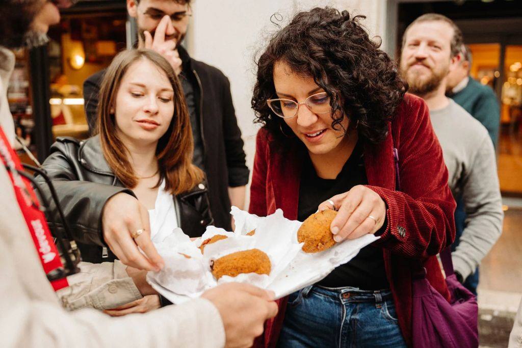 Roma: Excursión gastronómica al atardecer