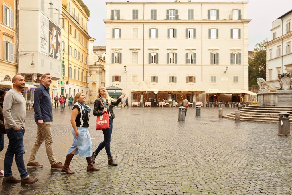 Rome : Excursion gastronomique et vinicole au coucher du soleil