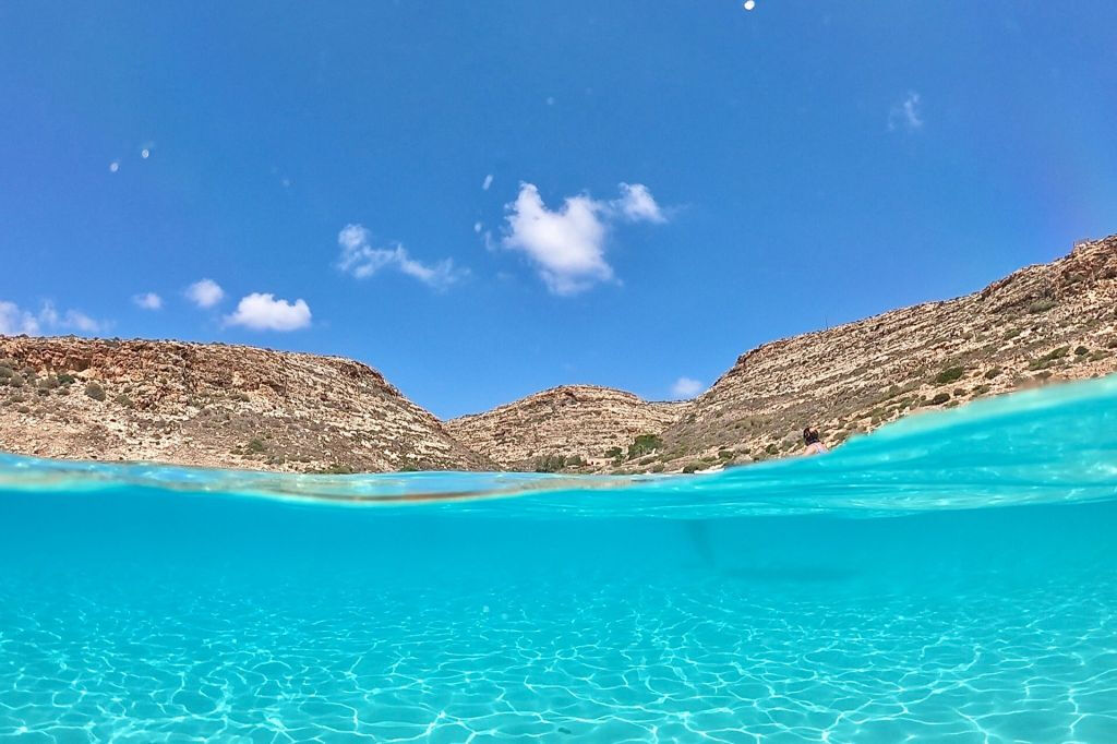 Excursión en barco por Lampedusa