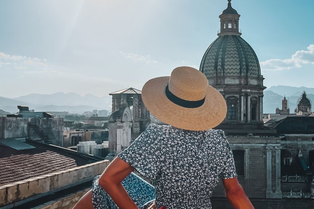 Palerme : visite guidée de la ville + accès aux vues de la terrasse