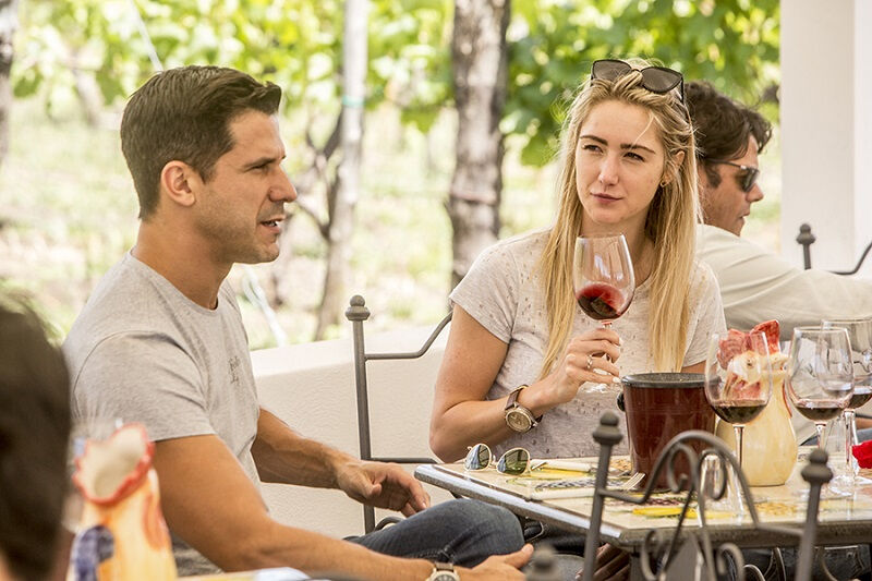 Degustação de vinhos no Vesúvio