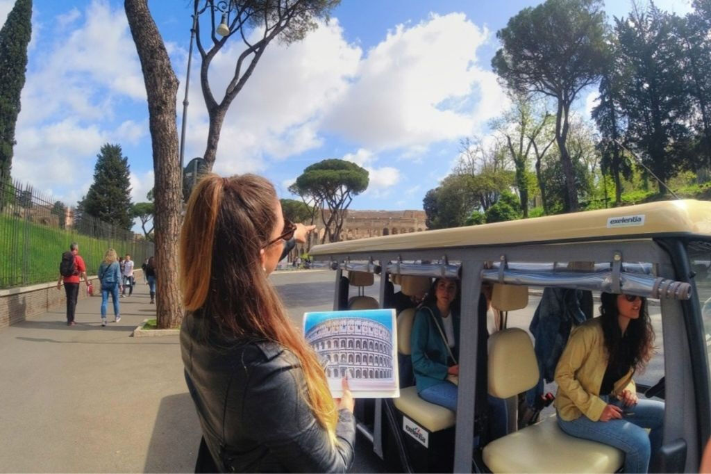 Rome: Golf Cart Guided Tour