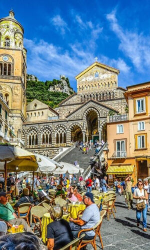 Amalfi + Positano: gita di un giorno da Sorrento + tour in barca per piccoli gruppi