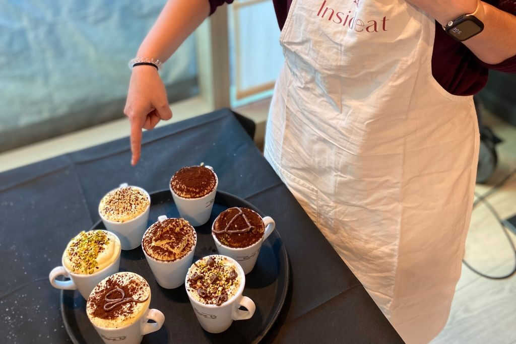 Clase de elaboración de pasta, raviolis y tiramisú en Roma