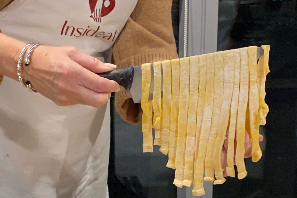 Clase de elaboración de pasta, raviolis y tiramisú en Roma