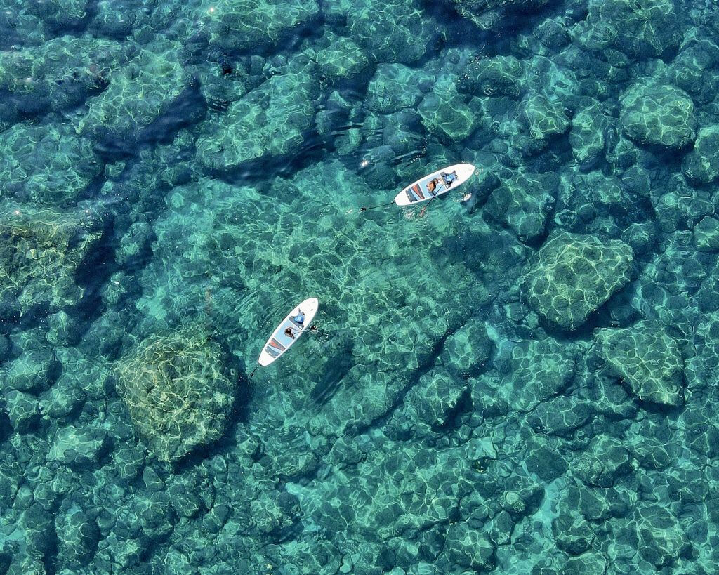 Excursion en Stand Up Paddle à Capri : grottes et plages