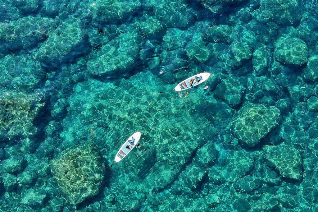 Excursão de Stand Up Paddle em Capri: Grutas e Praias