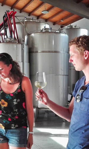 Degustazione di vini ad Alcamo, Sicilia