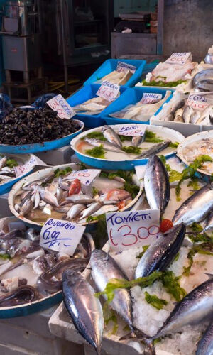 Visite du marché et cours de cuisine chez l'habitant à Naples