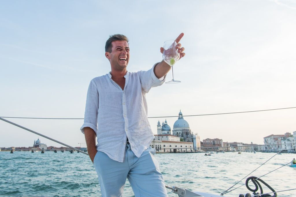 Lagoa de Veneza: Catamaran Tour + Spritz