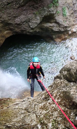 Canyoning sul fiume Nero