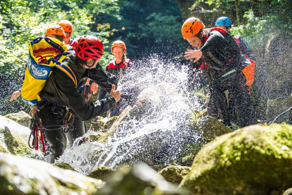 Canyoning sul fiume Nero