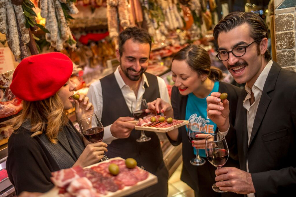Roma: Degustação de alimentos e vinhos