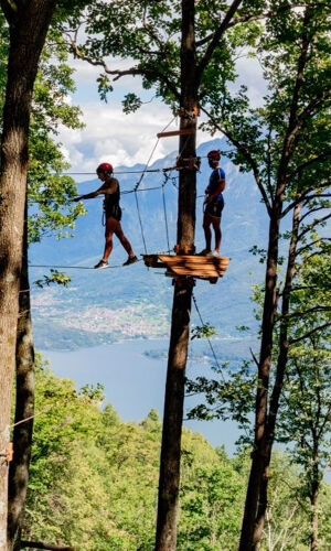 Accesso giornaliero al Parco Avventura del Lago di Como