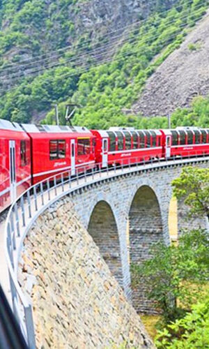Esperienza del Trenino Rosso del Bernina da Milano