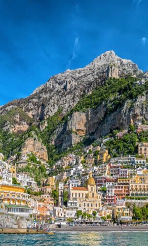 Amalfi et Positano : excursion en bateau avec transfert depuis Pompéi