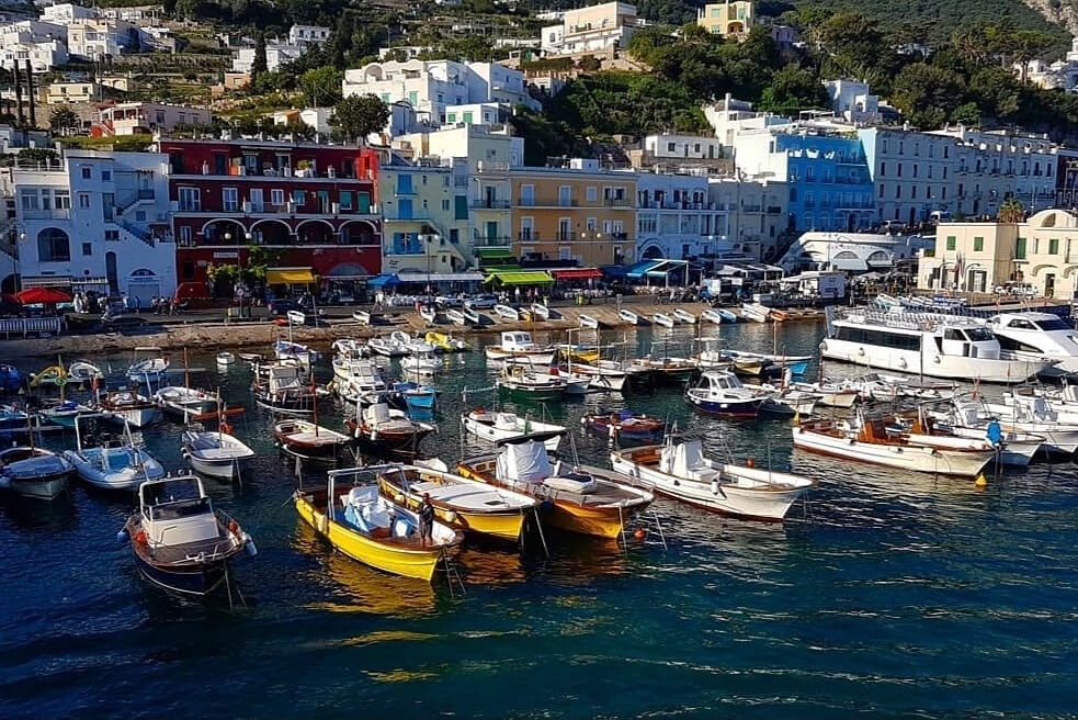 Capri e Sorrento: Passeio de barco saindo de Nápoles + degustação de sorvete