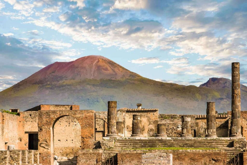 Sorrento: Traslado en tren desde/hasta Pompeya