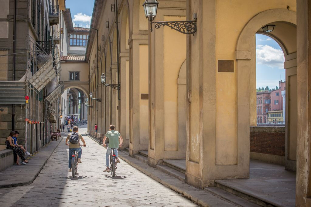 Recorrido en bici eléctrica de 2 horas por las colinas de Florencia con helado