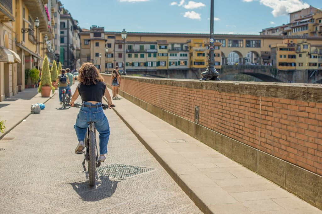 Recorrido en bici eléctrica de 2 horas por las colinas de Florencia con helado