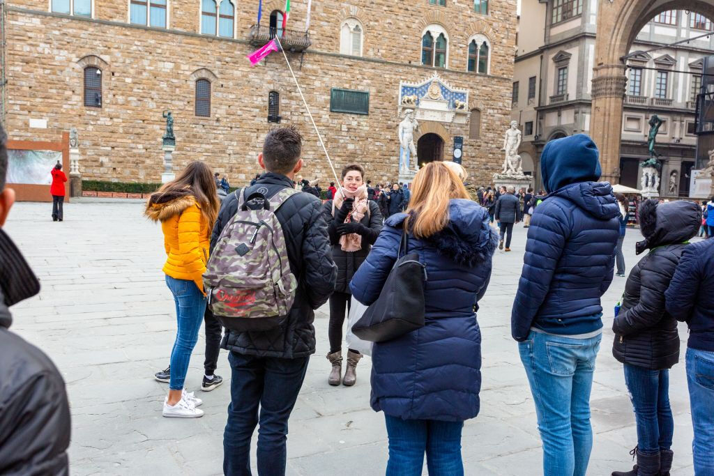Florence: Guided Walking Tour + Roundtrip from Rome