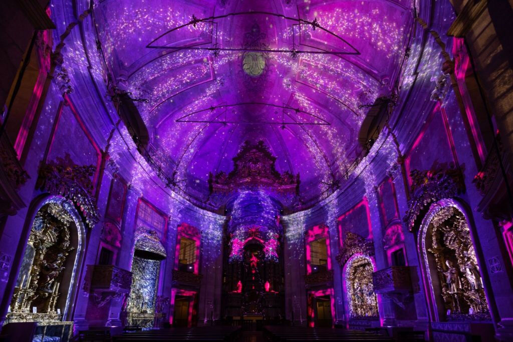 Espectáculo de Luz Spiritus en la iglesia de los Clérigos