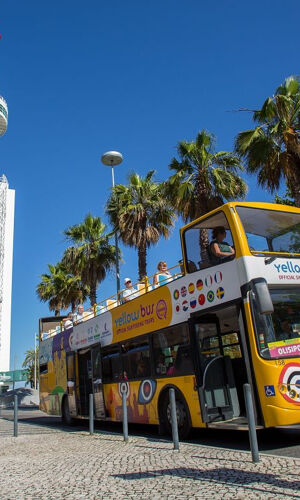 Ônibus Amarelo Lisboa: 24 ou 48 horas de Hop-on Hop-off Bus Tour