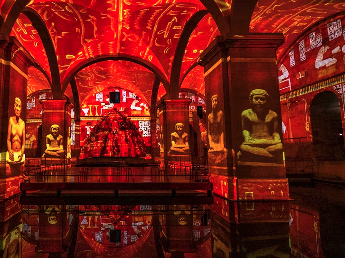 L'Égypte mystérieuse à la galerie Immersivus de Lisbonne