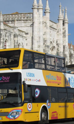 Yellow Bus Lisboa: 48 horas de ônibus hop-on hop-off + cruzeiro no rio
