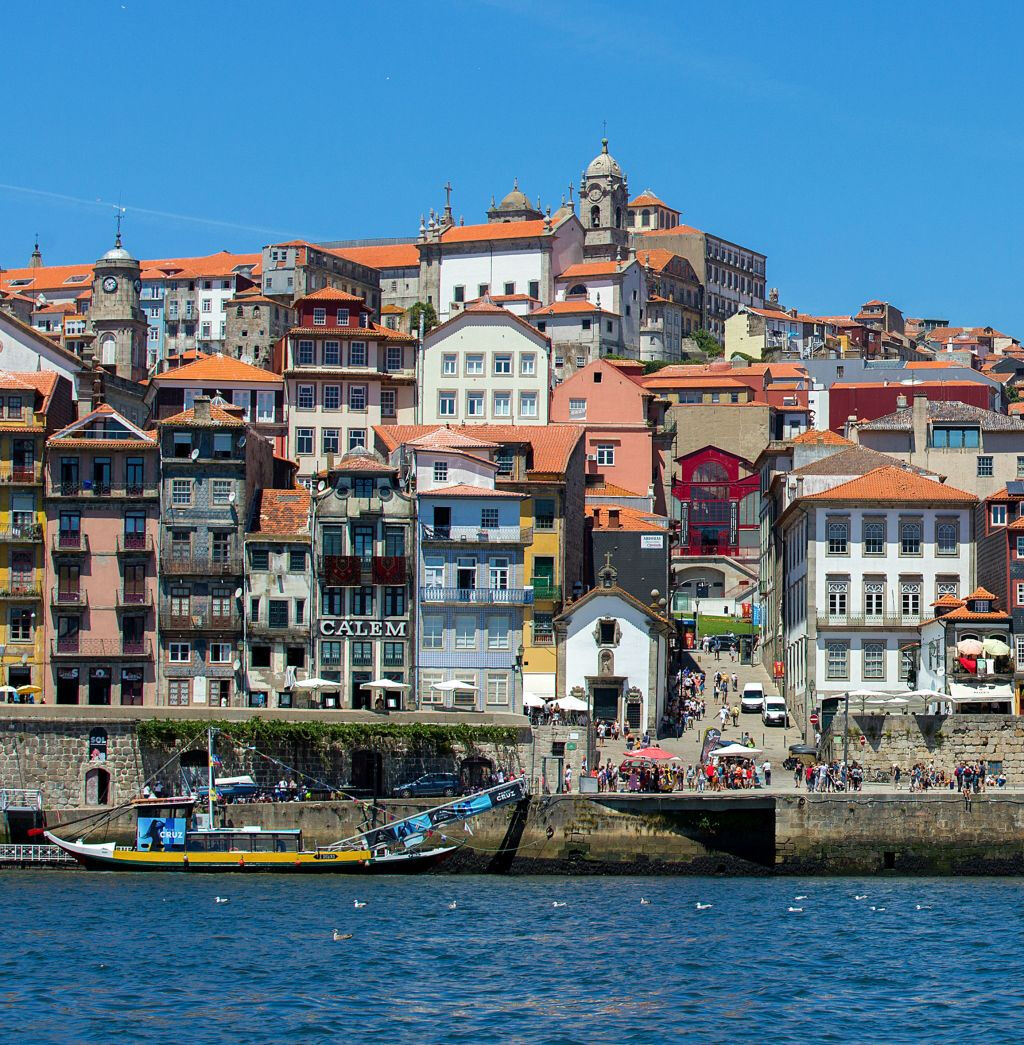 Oporto: Tour en bus turístico Yellow Bus, crucero por el río y visita a bodega