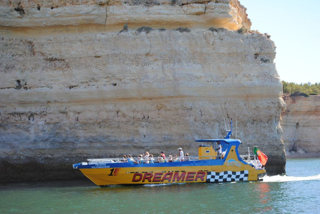 Excursión en lancha de cuevas y observación de delfines desde Albufeira