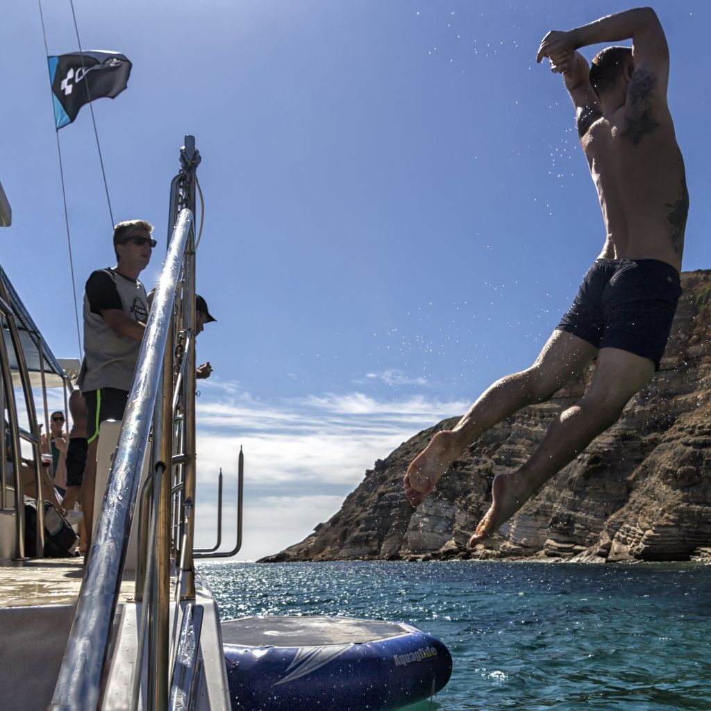 Croisière d'une demi-journée en catamaran à Lagos
