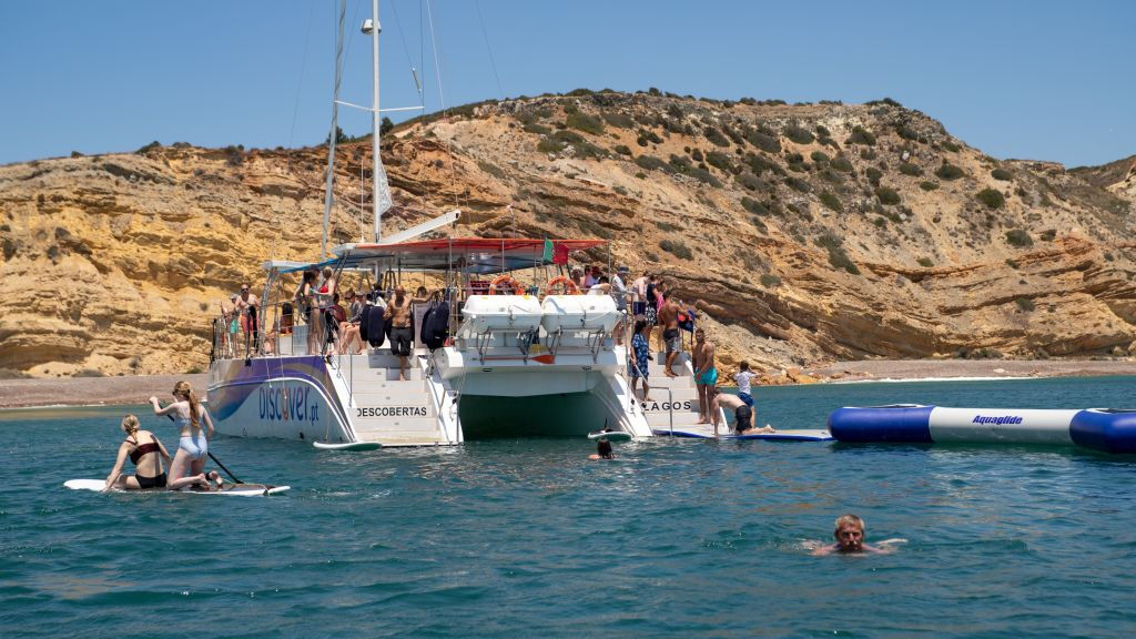 Croisière d'une demi-journée en catamaran à Lagos