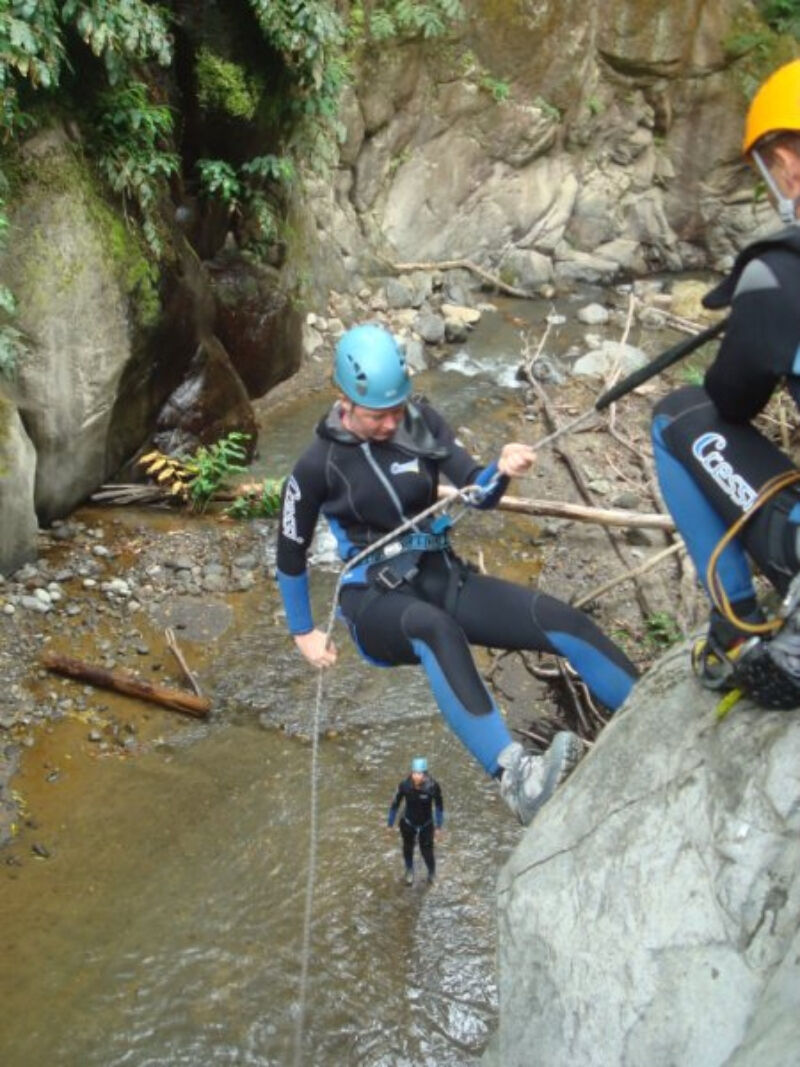 Canyoning in Ribeira dos Caldeirões