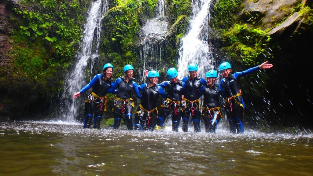 Canyoning in Ribeira dos Caldeirões