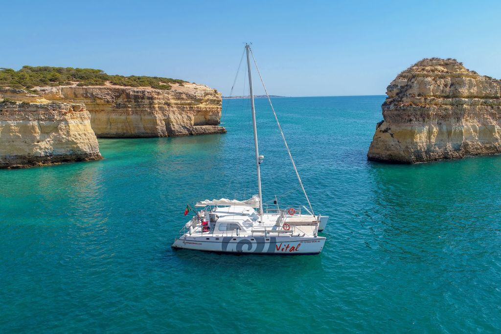 Algarve: Crociera in catamarano con ostriche e vino da Vilamoura