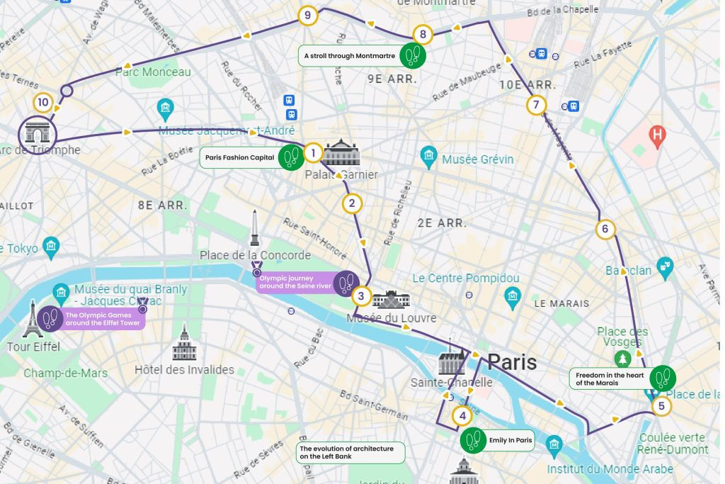 Tootbus Parigi: Tour in autobus Hop-on Hop-off dei Giochi Olimpici